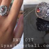 Ring With Stone bali silver bead