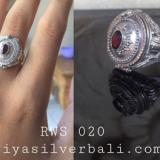 Ring With Stone bali silver bead