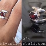 Ring With Stone bali silver bead