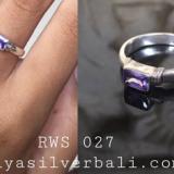 Ring With Stone bali silver bead