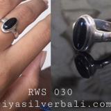 Ring With Stone bali silver bead