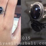 Ring With Stone bali silver bead