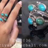 Ring With Stone bali silver bead