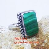 Ring With Stone bali silver bead