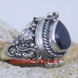 Ring With Stone bali silver bead