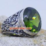 Ring With Stone bali silver bead