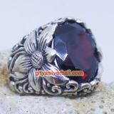 Ring With Stone bali silver bead