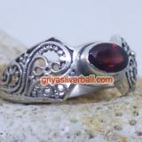 Ring With Stone bali silver bead