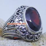 Ring With Stone bali silver bead