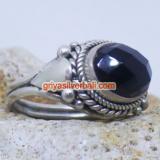 Ring With Stone bali silver bead