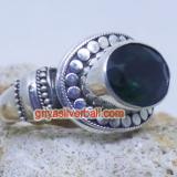 Ring With Stone bali silver bead