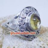 Ring With Stone bali silver bead