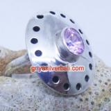 Ring With Stone bali silver bead