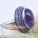 Ring With Stone bali silver bead