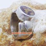 Ring With Stone bali silver bead