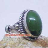 Ring With Stone bali silver bead