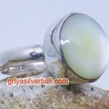 Ring With Stone bali silver bead