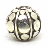 Round Beads bali silver bead