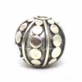 Round Beads bali silver bead