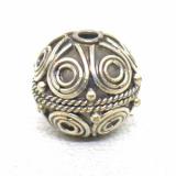 Round Beads bali silver bead