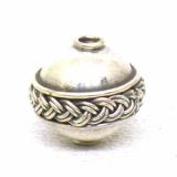 Round Beads bali silver bead