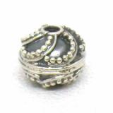 Round Beads bali silver bead