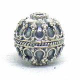 Round Beads bali silver bead