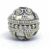 Round Beads bali silver bead