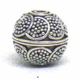 Round Beads bali silver bead