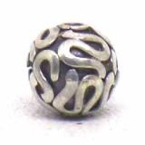 Round Beads bali silver bead