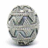 Round Beads bali silver bead