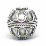 Round Beads bali silver bead