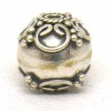 Round Beads bali silver bead