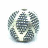 Round Beads bali silver bead