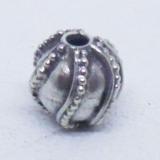 Round Beads bali silver bead