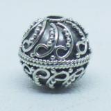 Round Beads bali silver bead