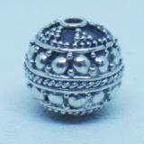 Round Beads bali silver bead