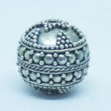 Round Beads bali silver bead