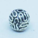 Round Beads bali silver bead