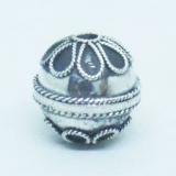 Round Beads bali silver bead