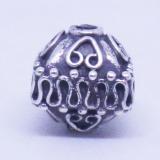 Round Beads bali silver bead