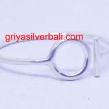 Simple Minimalist Ring bali silver bead