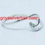 Simple Minimalist Ring bali silver bead