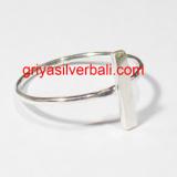 Simple Minimalist Ring bali silver bead