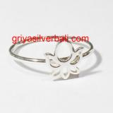 Simple Minimalist Ring bali silver bead