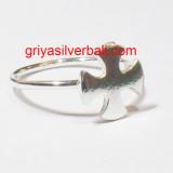 Simple Minimalist Ring bali silver bead