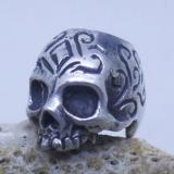 Skull Bead bali silver bead