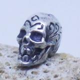 Skull Bead bali silver bead