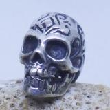 Skull Bead bali silver bead