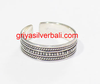 Toe Rings bali silver bead